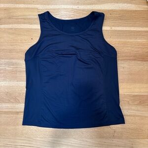 Pickleball tennis Tail Women's Navy Tank Top